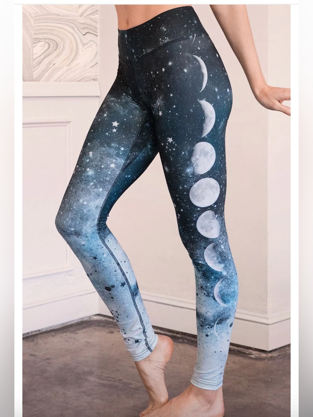 🌙 Eagle Rock Werkshop Moon Triathlon Compression Leggings | Women's Large